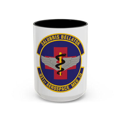 931 Aerospace Medicine Squadron AFRC (U.S. Air Force) Accent Coffee Mug