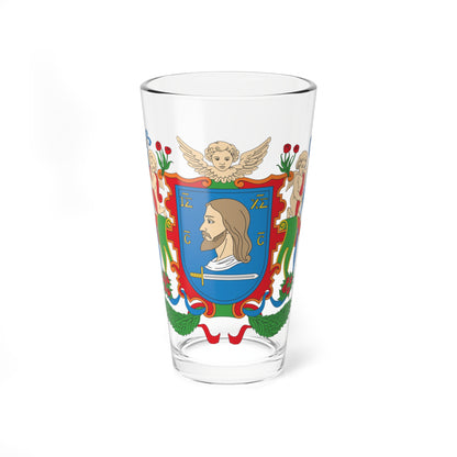 Coat of Arms of Viciebsk Belarus (Belarus) (Coat of Arms) Pint Glass 16oz
