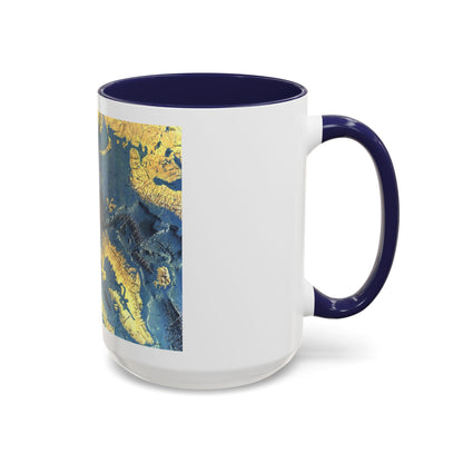 Arctic Ocean Floor (1971) (Map) Accent Coffee Mug
