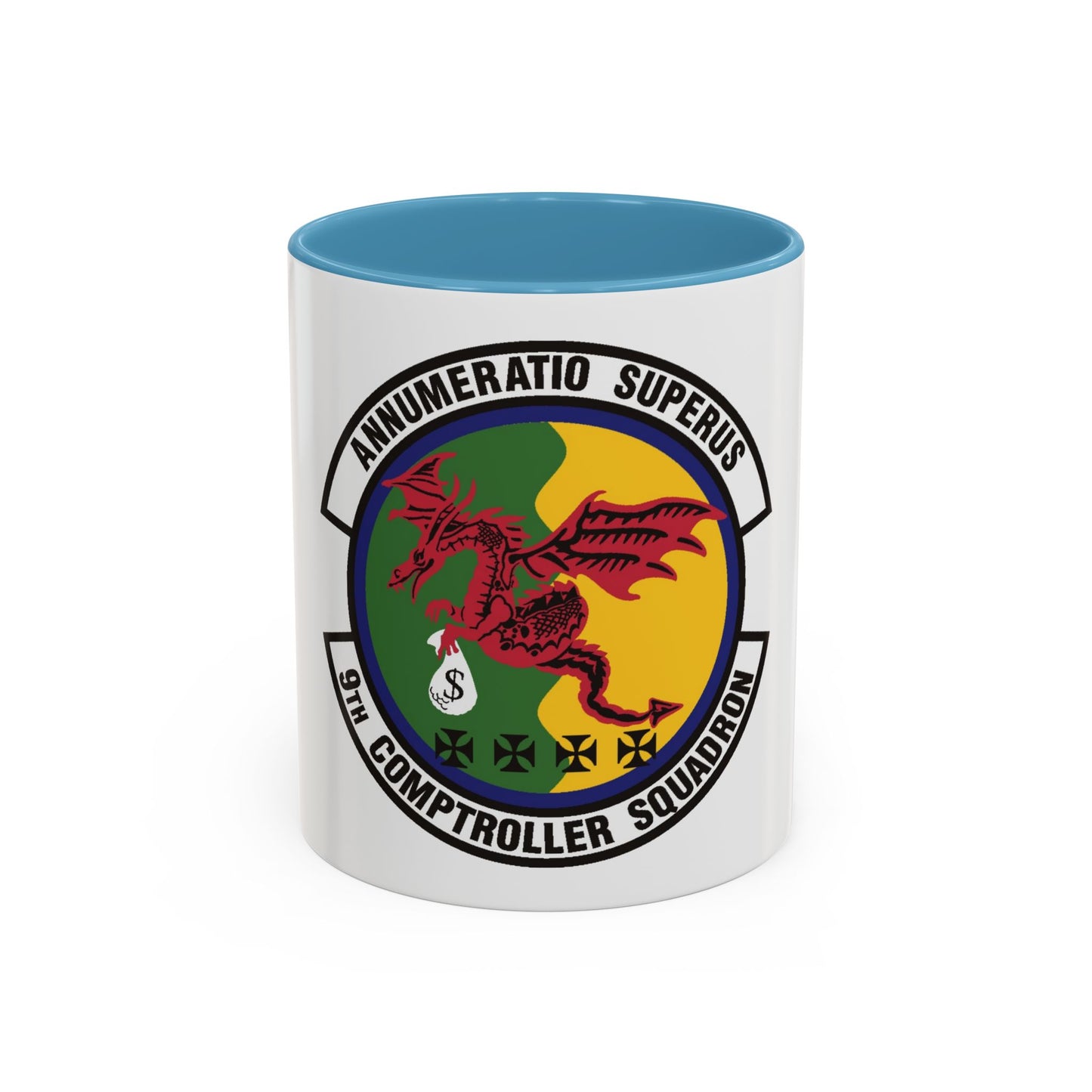 9th Comptroller Squadron (U.S. Air Force) Accent Coffee Mug