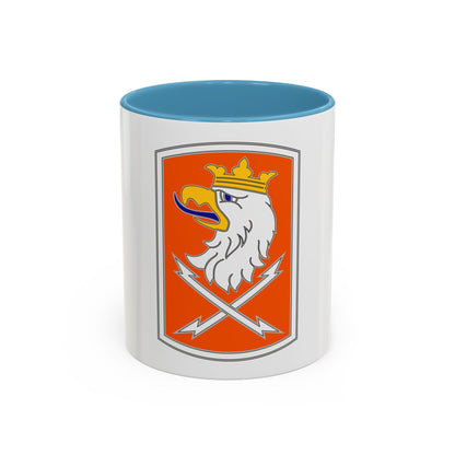 22 Signal Brigade 3 (U.S. Army) Accent Coffee Mug