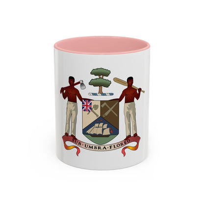 Coat of arms of British Honduras (1907-1967) - Accent Coffee Mug