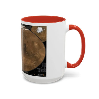 Space - MARS (2001) (Map) Accent Coffee Mug-Go Mug Yourself