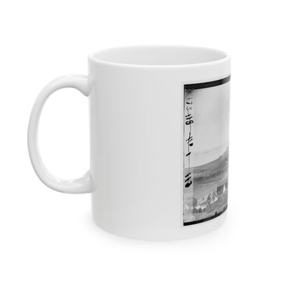 Aquia Creek Landing, Va. View Of The Federal Supply Depot (U.S. Civil War) White Coffee Mug