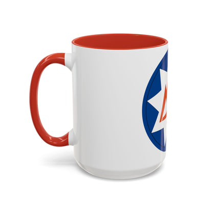 93rd Signal Brigade 2 (U.S. Army) Accent Coffee Mug