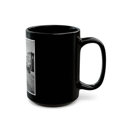 Charleston, S.C. Houses On The Battery; The Nearest Is Burned Out (U.S. Civil War) Black Coffee Mug-Go Mug Yourself