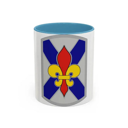 256th Infantry Brigade Combat Team (U.S. Army) Accent Coffee Mug 11oz Light Blue - Go Mug Yourself