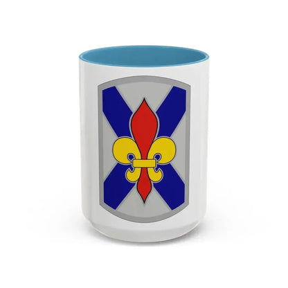 256th Infantry Brigade Combat Team (U.S. Army) Accent Coffee Mug 15oz Light Blue - Go Mug Yourself
