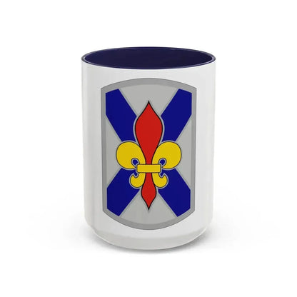 256th Infantry Brigade Combat Team (U.S. Army) Accent Coffee Mug 15oz Navy - Go Mug Yourself
