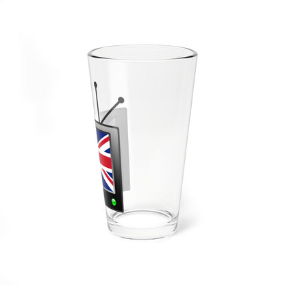 UK TV icon (United Kingdom) Pint Glass 16oz