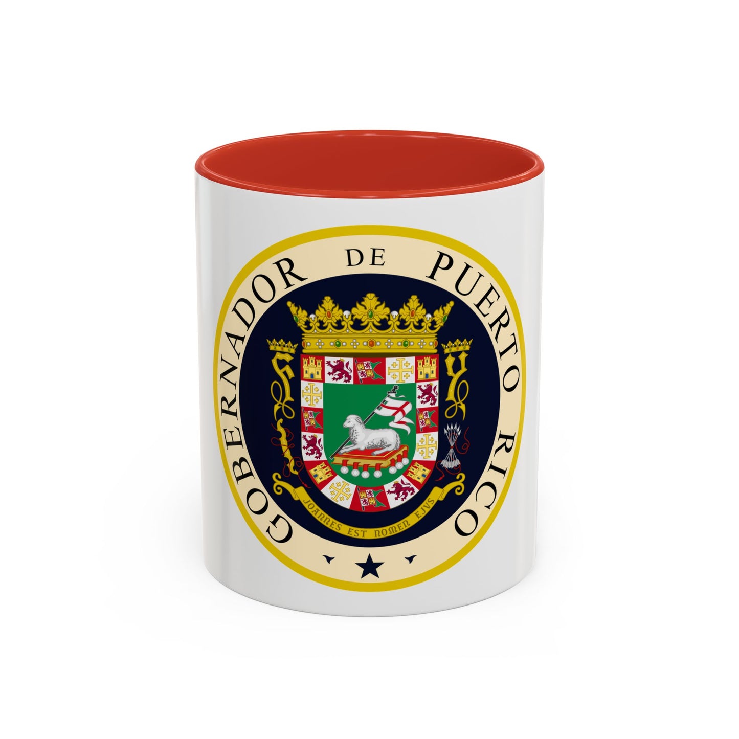 Seal of the Governor of Puerto Rico - Accent Coffee Mug