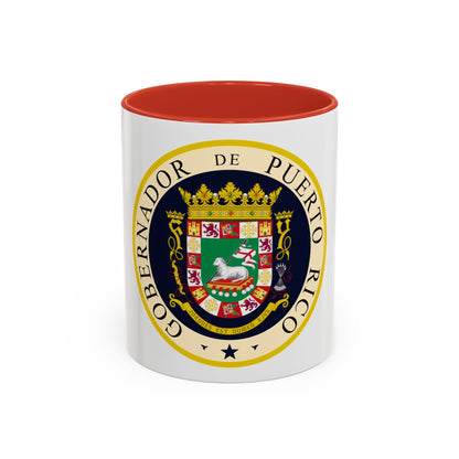 Seal of the Governor of Puerto Rico - Accent Coffee Mug