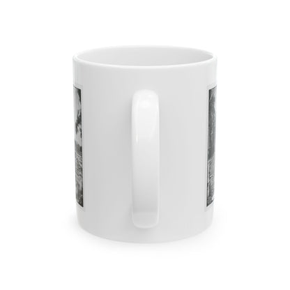 Antietam, Maryland. Antietam Bridge On Sharpsburg And Boonsboro Turnpike(2) (U.S. Civil War) White Coffee Mug