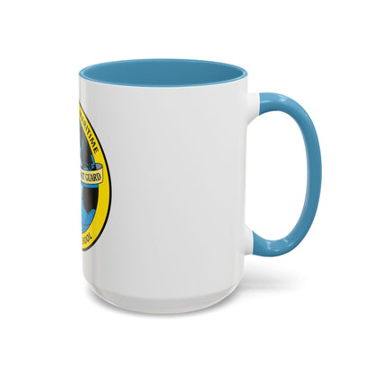 International Maritime Officers School USCG (U.S. Coast Guard) Accent Coffee Mug
