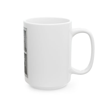 Grant, Sherman, Thomas, And Mcpherson (U.S. Civil War) White Coffee Mug