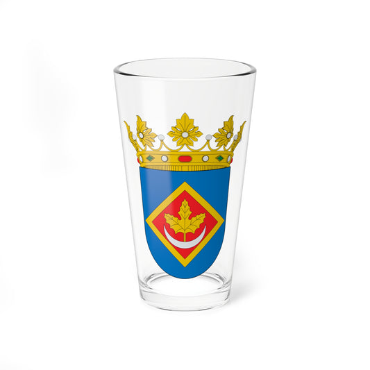 Escudo de Alarba-Zaragoza (Spain) (Coat of Arms) Pint Glass 16oz