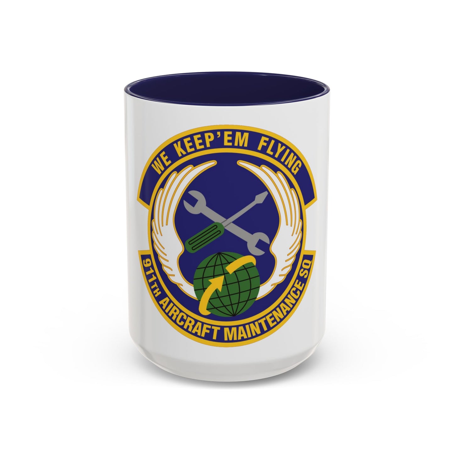 911th Aircraft Maintenance Squadron (U.S. Air Force) Accent Coffee Mug