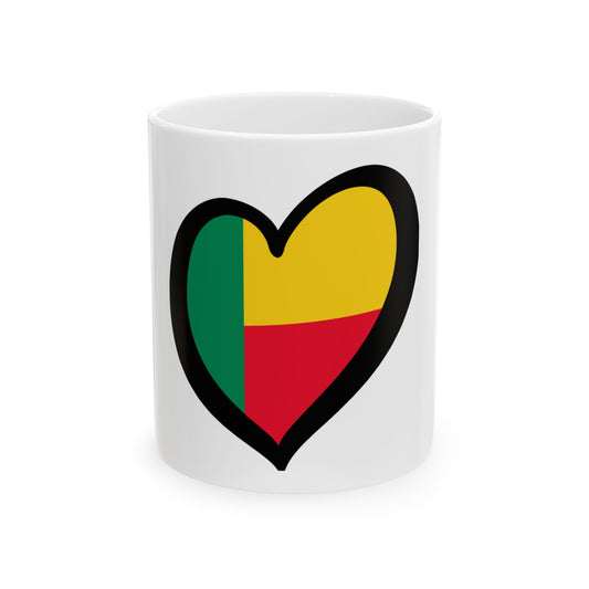 EuroBenin (Benin) White Coffee Mug