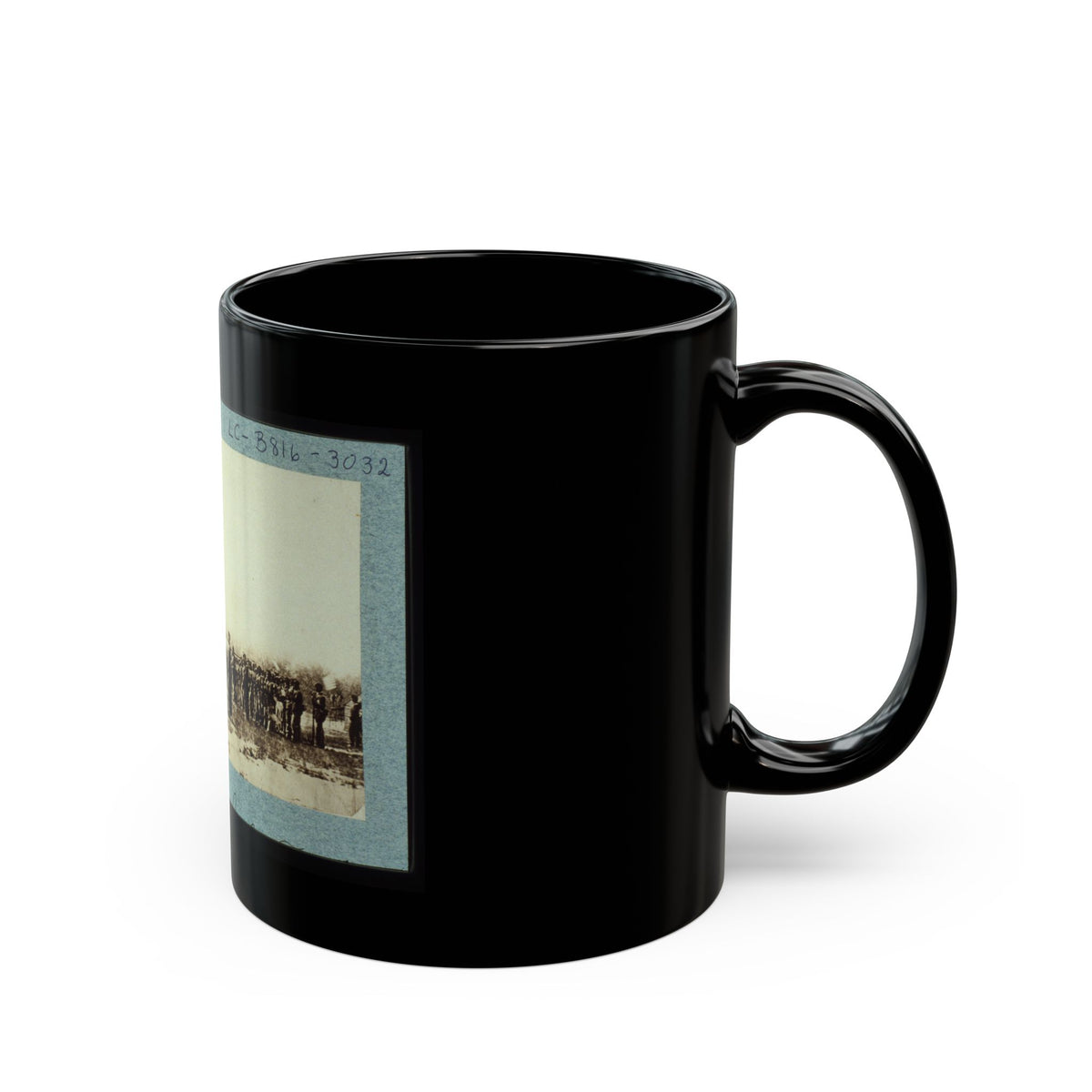 1st U.S. Colored Infantry (U.S. Civil War) Black Coffee Mug