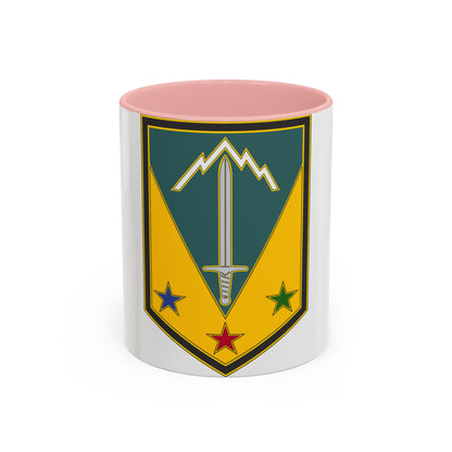 3 Maneuver Enhancement Brigade (U.S. Army) Accent Coffee Mug