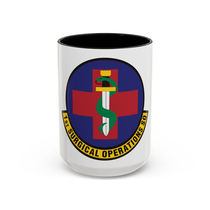 1st Surgical Operations Squadron (U.S. Air Force) Accent Coffee Mug