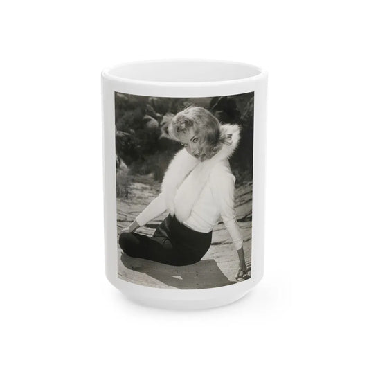 Eve Meyer #45 (Vintage Female Icon) White Coffee Mug-15oz-Go Mug Yourself