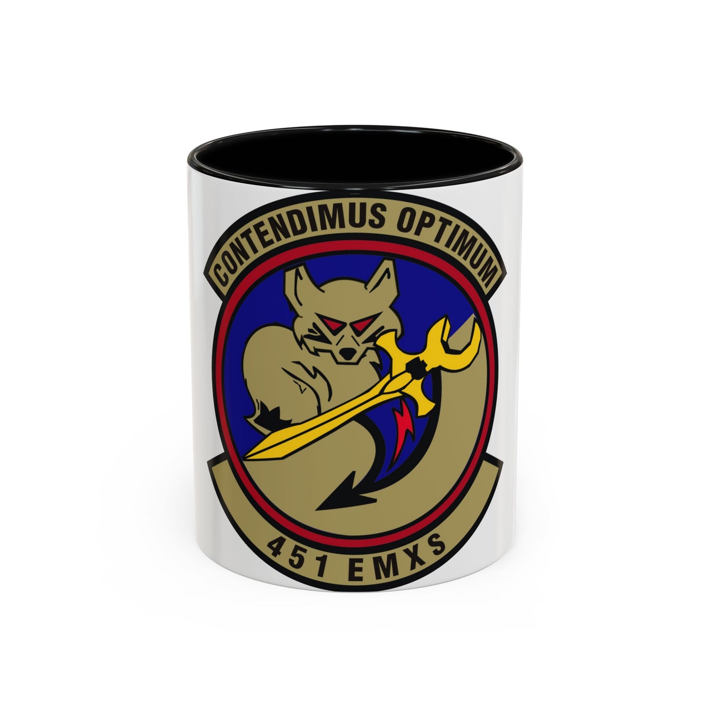 451st Expeditionary Maintenance Squadron (U.S. Air Force) Accent Coffee Mug