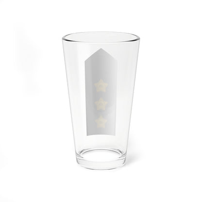 09. Myanmar Army CAPT (Myanmar) (Military Rank) Pint Glass 16oz