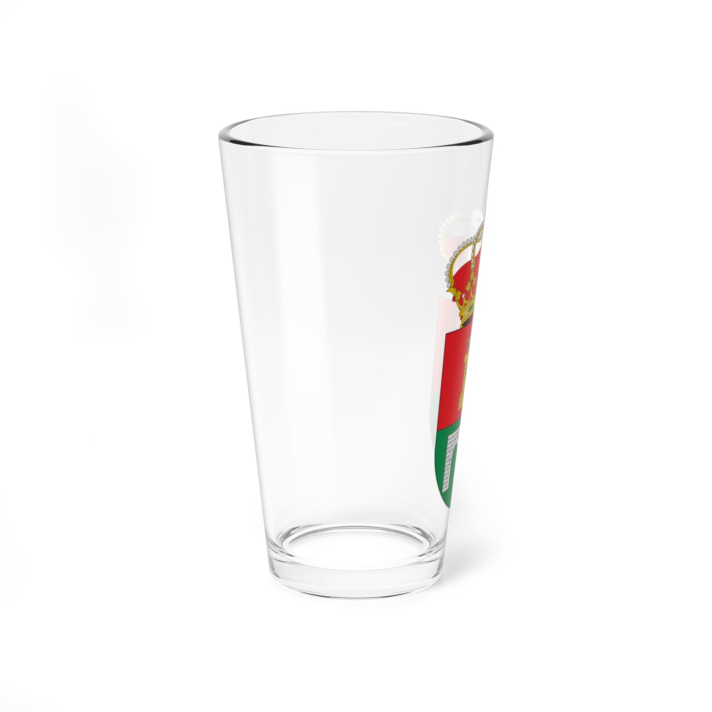 Escudo de Alcaucín Málaga (Spain) (Coat of Arms) Pint Glass 16oz