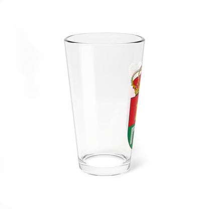 Escudo de Alcaucín Málaga (Spain) (Coat of Arms) Pint Glass 16oz