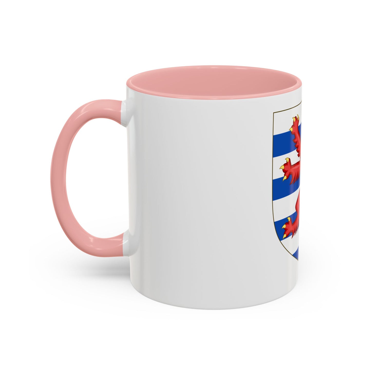 Coat of Arms of the House of Lusignan (Kings of Cyprus) - Accent Coffee Mug