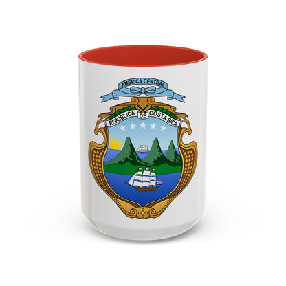 Coat of arms of Costa Rica (1906-1964) - Accent Coffee Mug