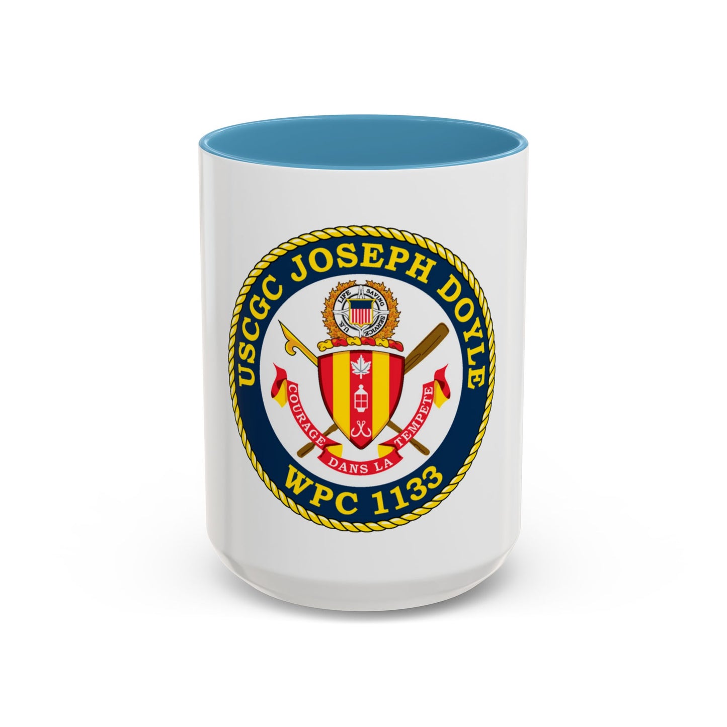 USCG C JOSEPH DOYLE W PC 1133 (U.S. Coast Guard) Accent Coffee Mug