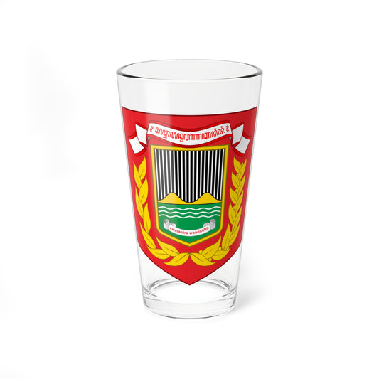 Seal of Wonosobo Regency (Indonesia) (Coat of Arms) Pint Glass 16oz