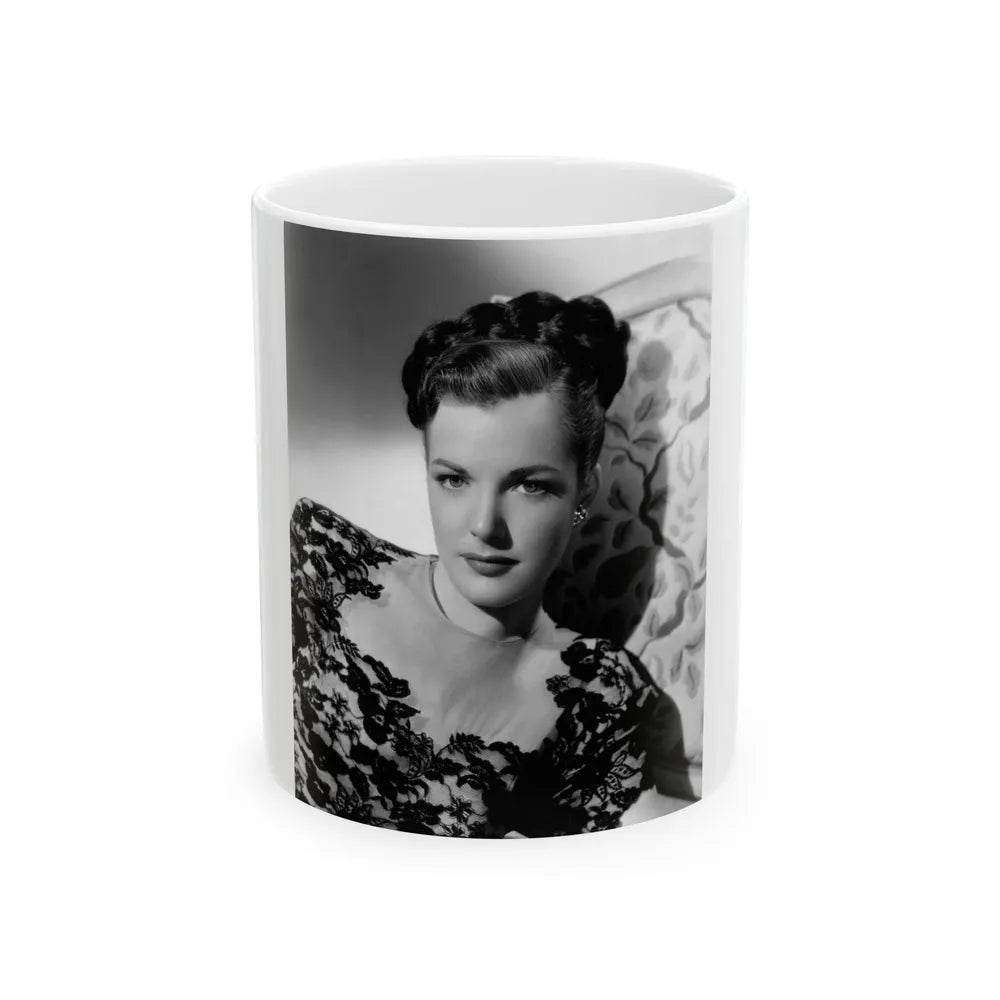 Cathy Downs #20 (Vintage Female Icon) White Coffee Mug-11oz-Go Mug Yourself