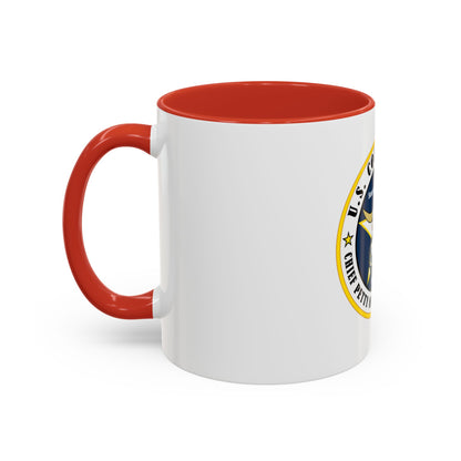USCG South Texas CPOA (U.S. Coast Guard) Accent Coffee Mug