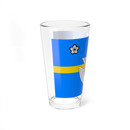 Flag of the Lieutenent General of the Air Self Defense Force Japan (Japan) Pint Glass 16oz