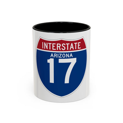 Interstate 17 (U.S. Highways) Accent Coffee Mug