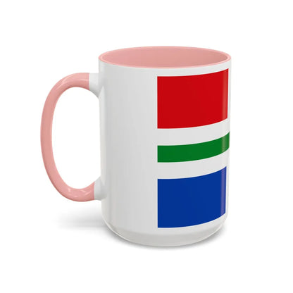 Flag of Groningen Netherlands - Accent Coffee Mug-Go Mug Yourself