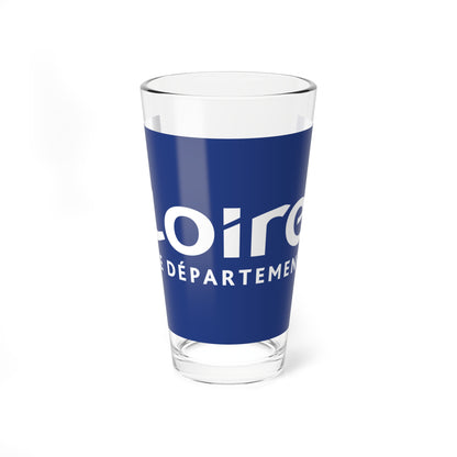 Flag of the Department of Loire (France) Pint Glass 16oz