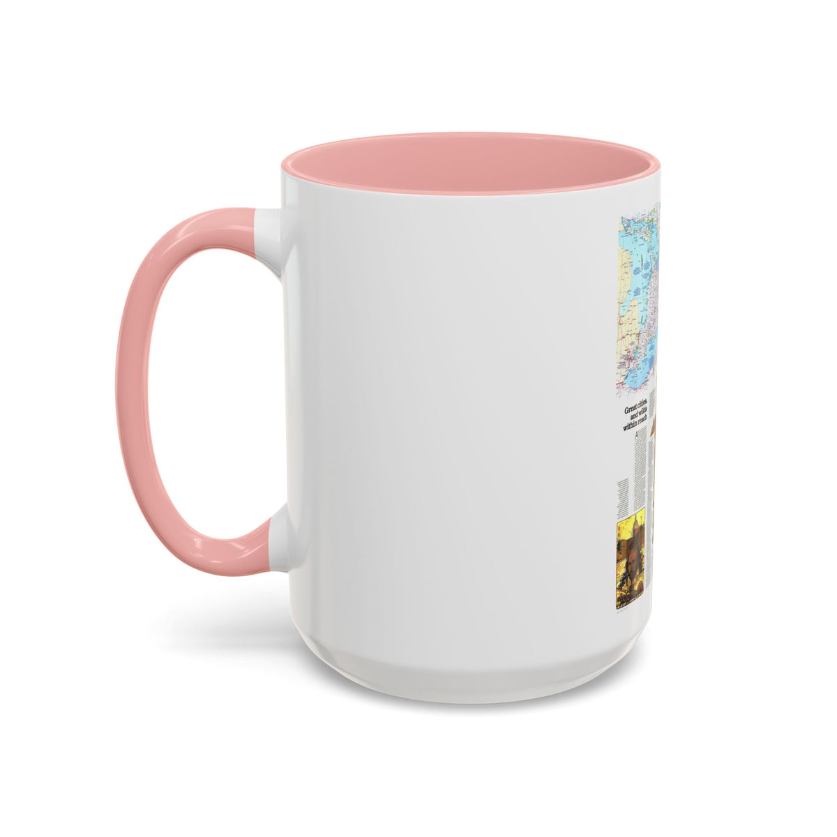 Canada - Ontario, Great Cities (1978) (Map) Accent Coffee Mug
