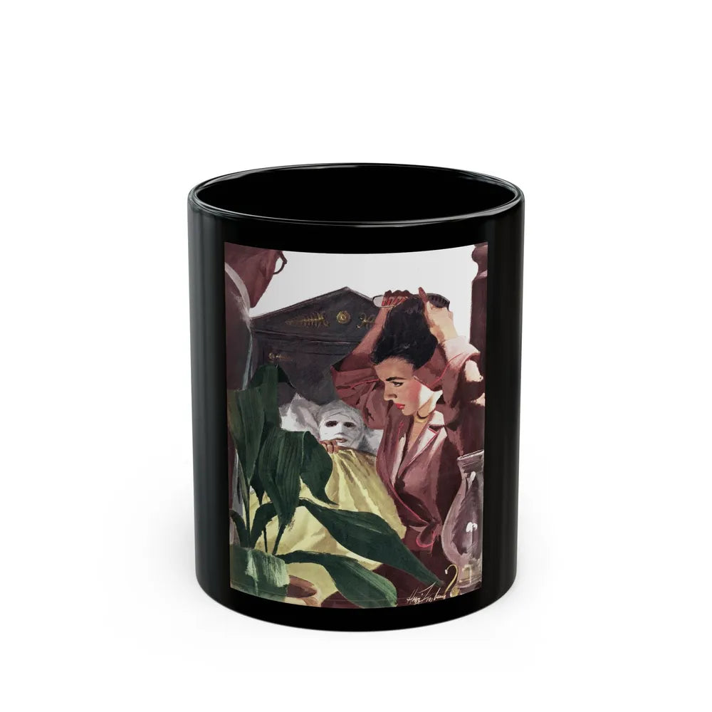 Collier's magazine illustration - Black Coffee Mug-11oz-Go Mug Yourself