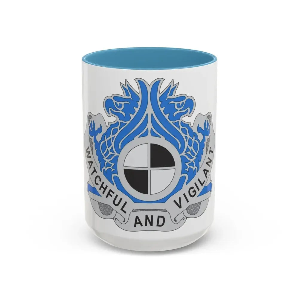 259 Military Intelligence Group (U.S. Army) Accent Coffee Mug 15oz Light Blue - Go Mug Yourself