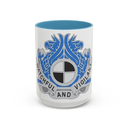 259 Military Intelligence Group (U.S. Army) Accent Coffee Mug 15oz Light Blue - Go Mug Yourself