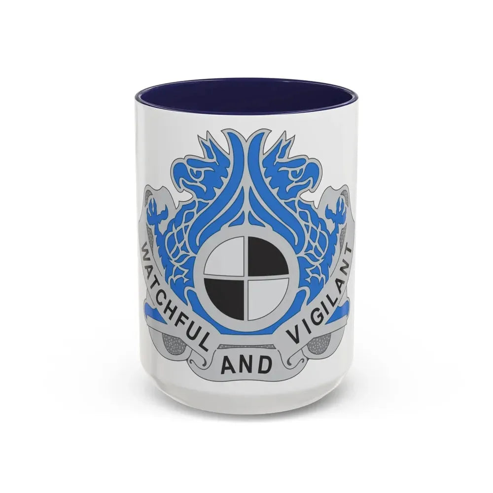259 Military Intelligence Group (U.S. Army) Accent Coffee Mug 15oz Navy - Go Mug Yourself