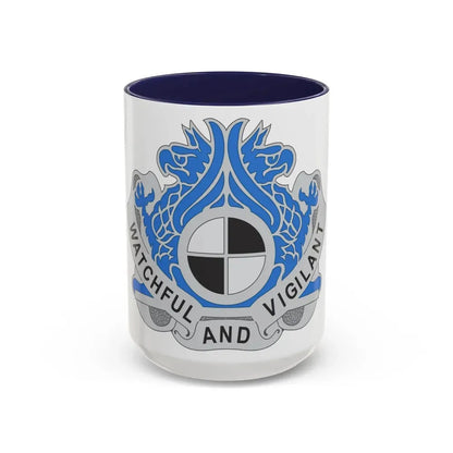 259 Military Intelligence Group (U.S. Army) Accent Coffee Mug 15oz Navy - Go Mug Yourself