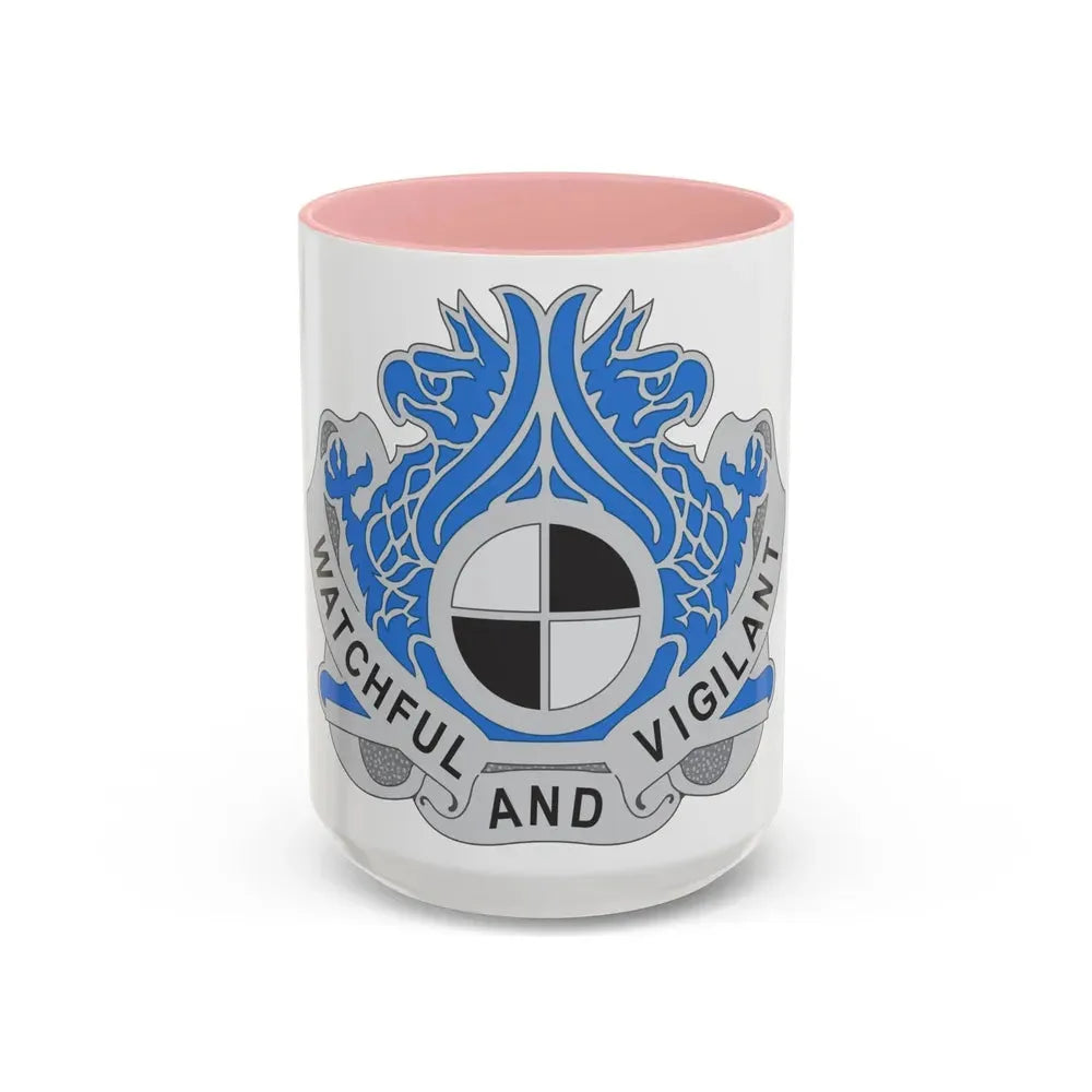 259 Military Intelligence Group (U.S. Army) Accent Coffee Mug 15oz Pink - Go Mug Yourself