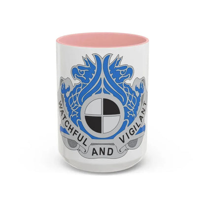 259 Military Intelligence Group (U.S. Army) Accent Coffee Mug 15oz Pink - Go Mug Yourself