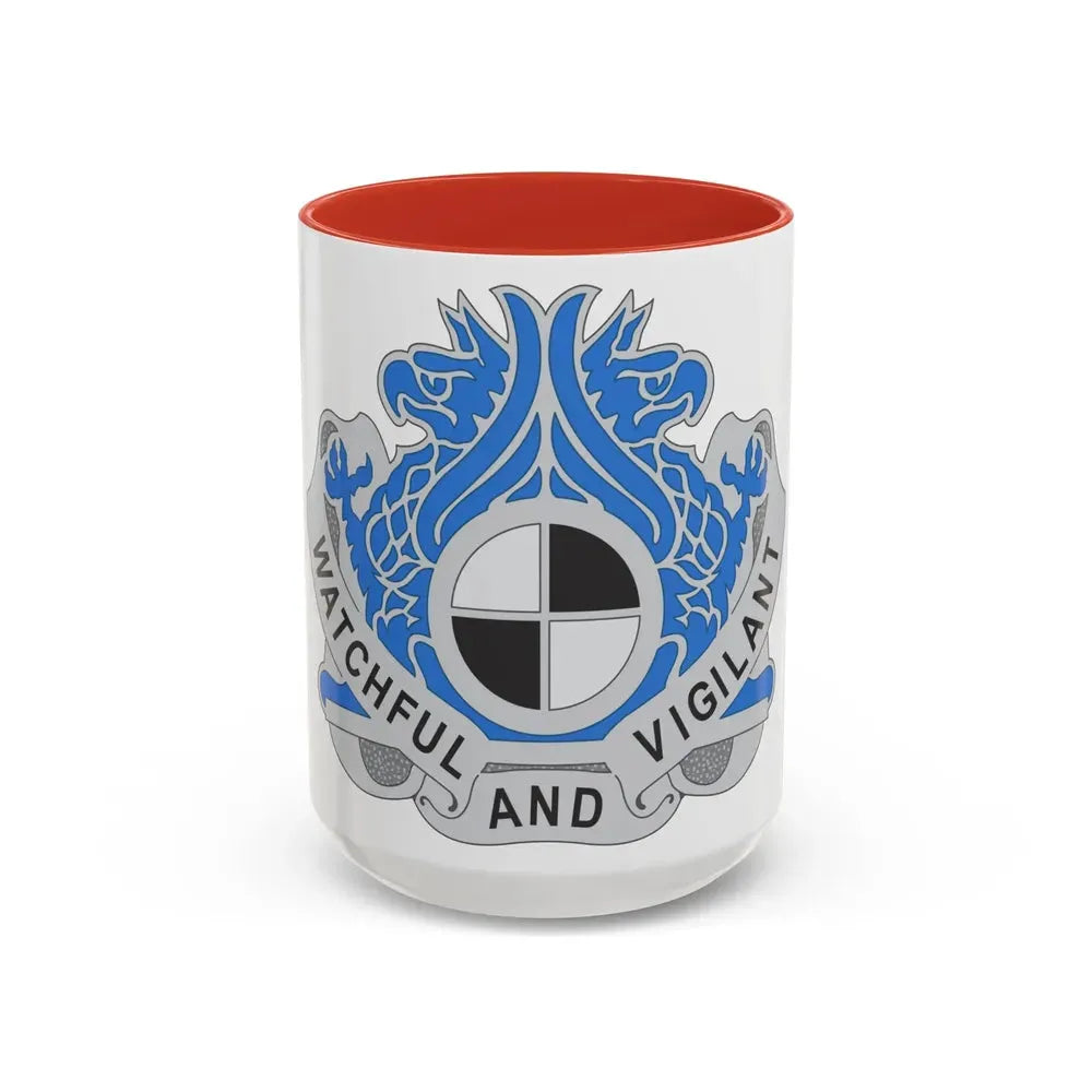 259 Military Intelligence Group (U.S. Army) Accent Coffee Mug 15oz Red - Go Mug Yourself
