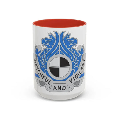 259 Military Intelligence Group (U.S. Army) Accent Coffee Mug 15oz Red - Go Mug Yourself
